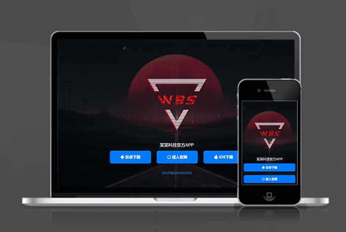 网址导航 自适应app 下载页 APP导航 推广 软件下载 着陆页 落地页 引导页