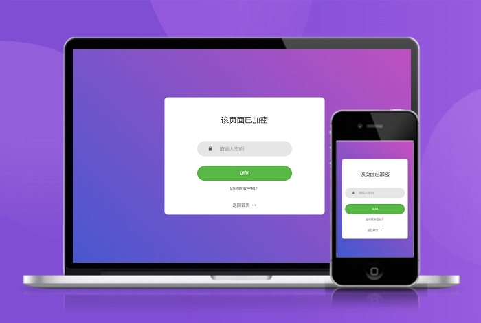 加密页面 密码访问 下载页 APP导航 推广 软件下载 着陆页 落地页 引导页