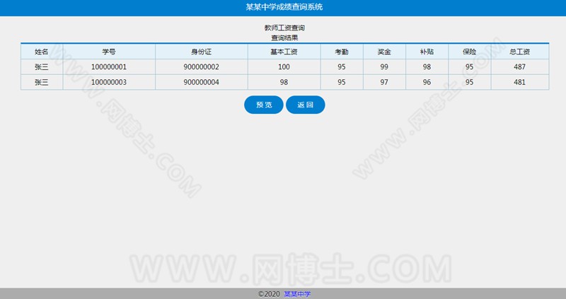 多主题xls数据库查询系统