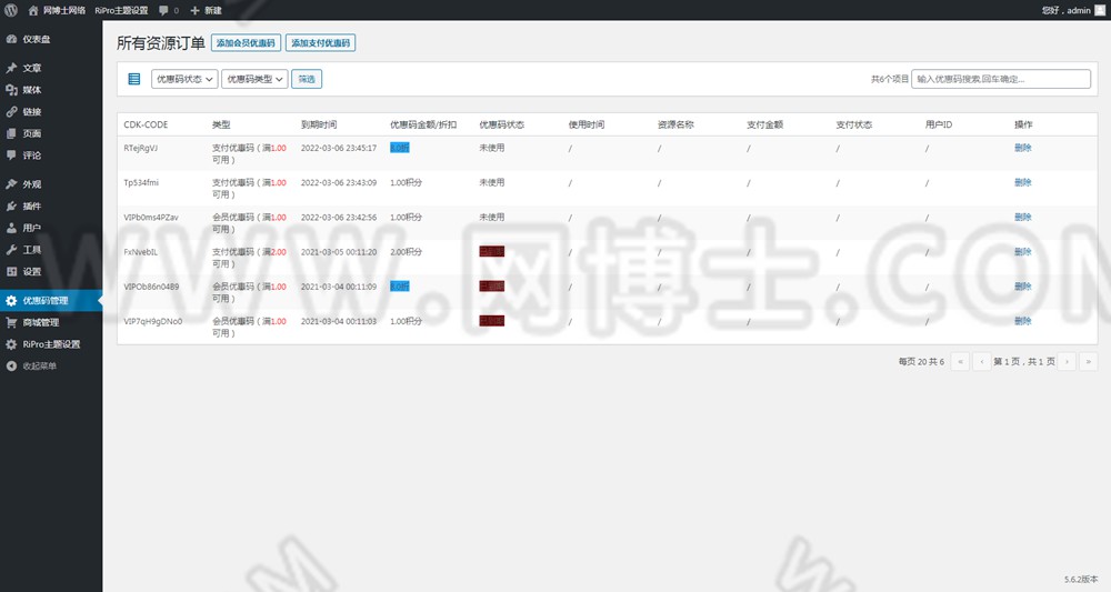 WordPress付费下载 付费阅读 推广返利 适用于虚拟资源分享下载平台