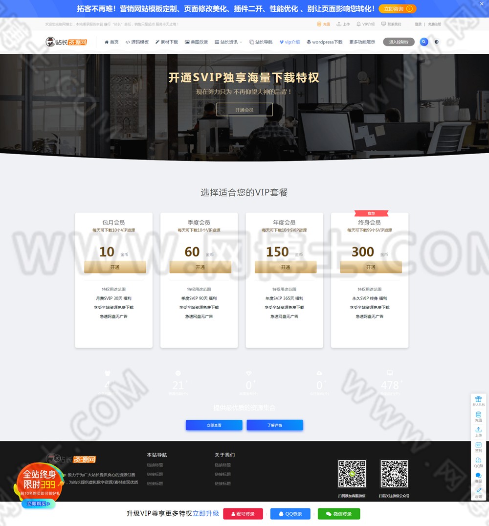WordPress付费下载 付费阅读 推广返利 适用于虚拟资源分享下载平台